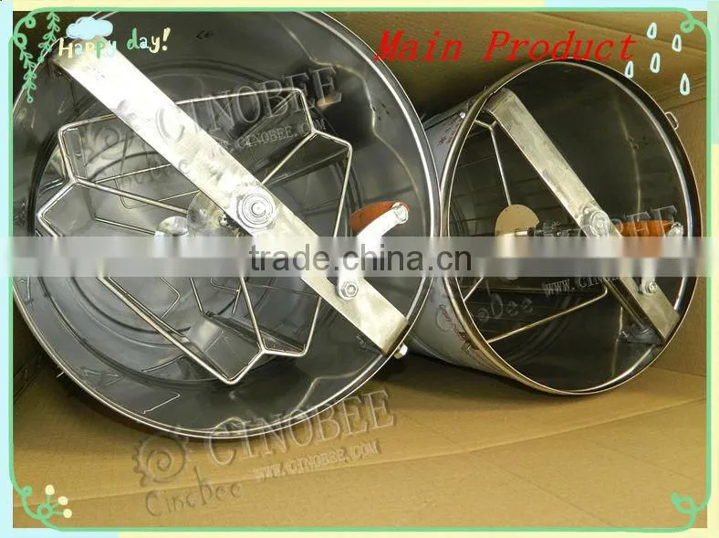 hot-selling for Spain reversible 4 frames stainless steel gate honey extractor machine