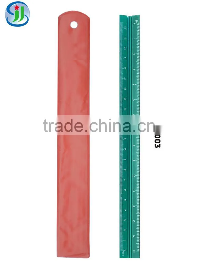 12inch high quality aluminium triangular scale ruler