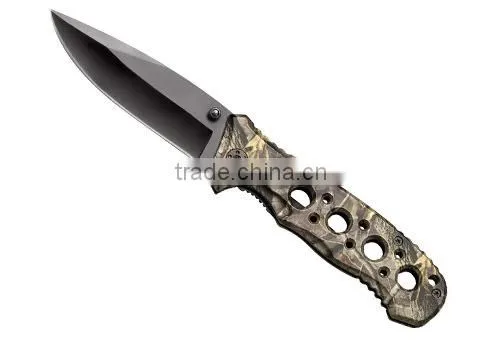 Plain Sharp Blade Aluminum Folding Pocket Knife