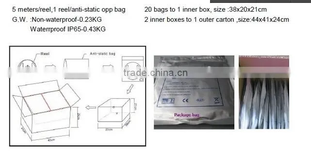 NEW! Factory Price 120LEDs/m SMD 2835 CCT LED Strip