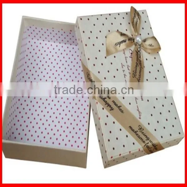 2014 Custom Luxury Fashion High Quality Gift Box Packaging With Lid (Clothes Box, Wine Box,Cosmetic Box, Food Box, etc.)