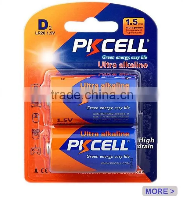 Best Battery Super Alkaline LR20 Size D Dry Cell Ultra power Battery