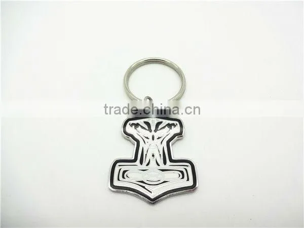 bottle shape unique custom metal coin holder keychain