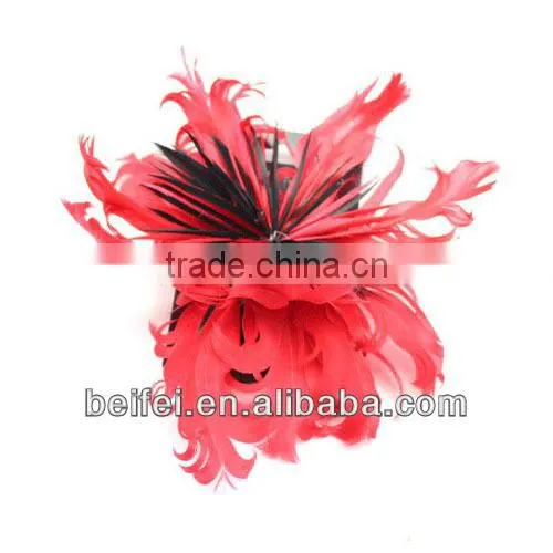 Feather Flower Brooch
