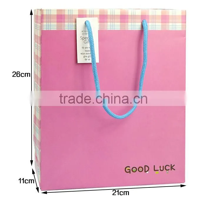Simple Print Good Luck Mini Paper Bag