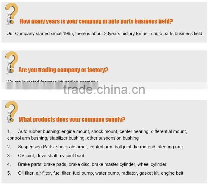 Auto Parts Imported Professional Manufacturer Shock Absorber Prices Made In China