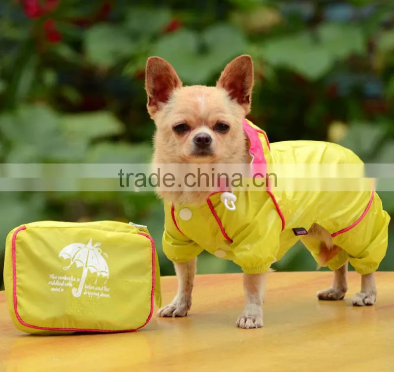 promotional double layer dog raincoat