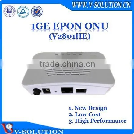 1GE GPON ONU Optic Fiber Node Same Functions as Huawei H8010/ZTE F601/Fiberhome AN5506-01A ONT Made in China
