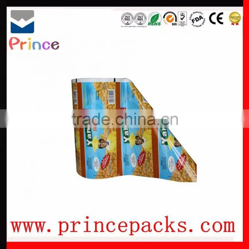 biodegradable flat bag on roll / plastic flat bottom bag / packaging bags for food
