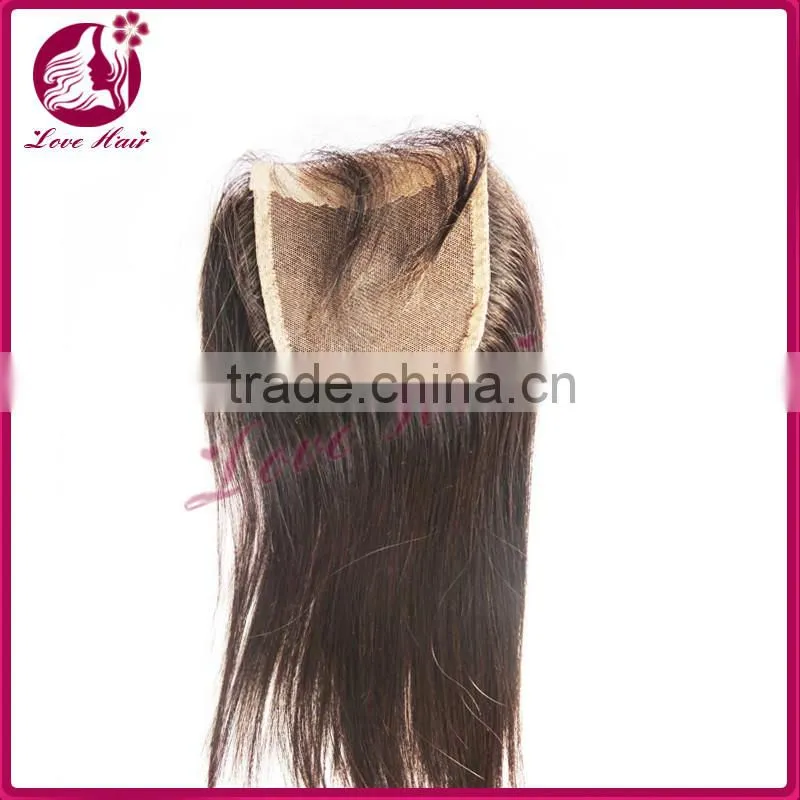 Factory wholesale price bleached knots top quality virgin lace closures