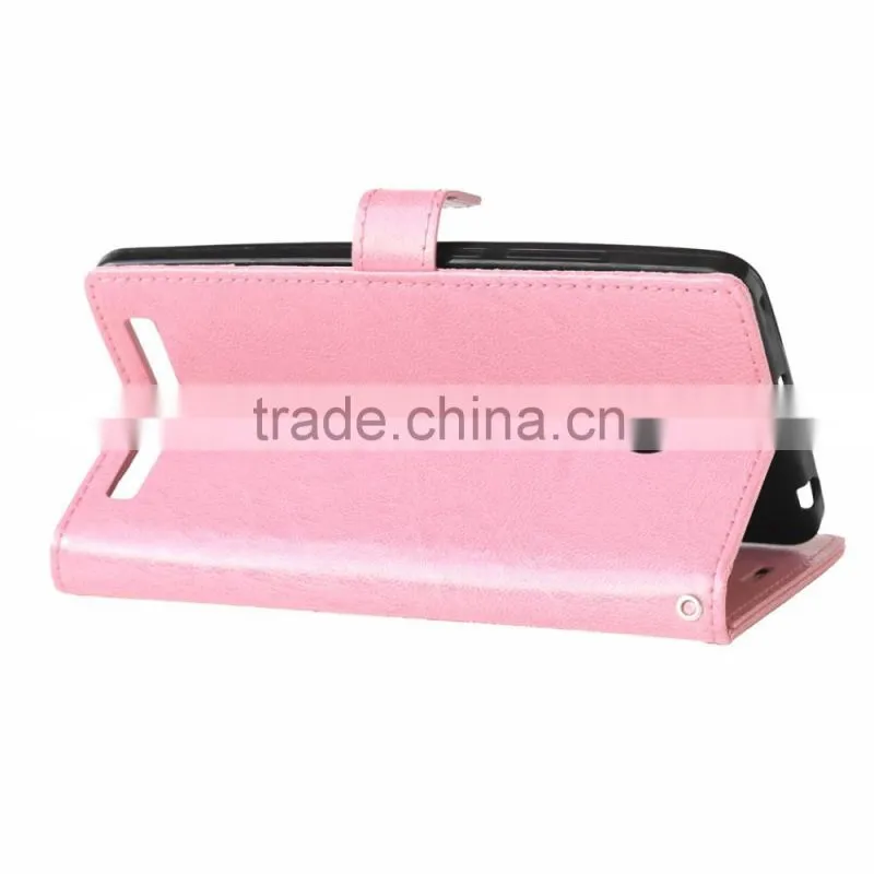 Cell Phone PU Leather Flip Card-slot Case for ASUS ZenFone 6