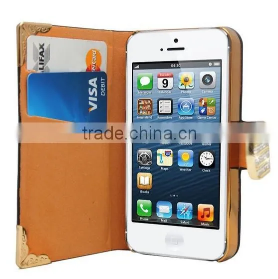 Magnetic Flip Wallet Leather Case Cover FOR Apple IPHONE 5 5S Galaxy s3,for galaxy s2 wallet case cover