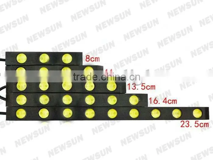 2*4W 8pcs Epistar leds daytime running lights, high quality tail light/ front light with one year warranty