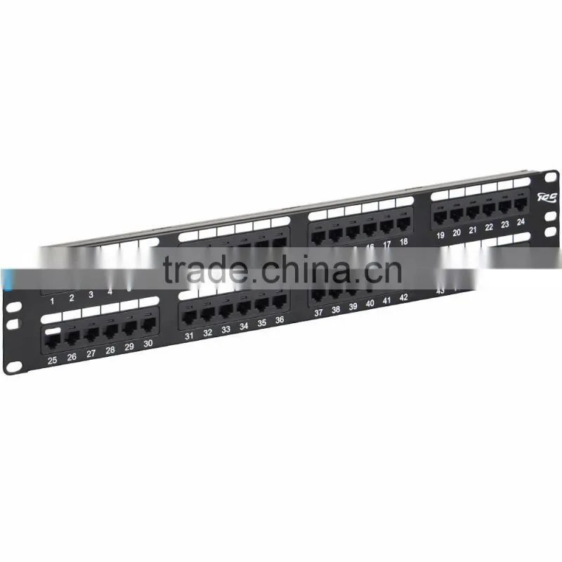 Free sample 48 por 24 port patch panel