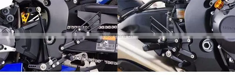 CNC Alloy Aluminum Adjustable Motorcycle Rearsets Rear set For Honda CBR600RR CBR1000RR CBR900RR