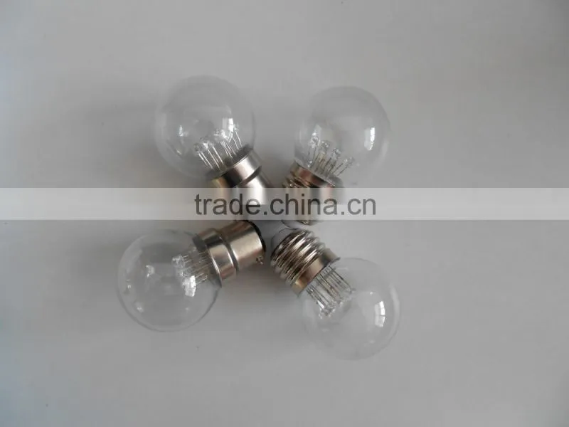 12V 24V 230V E27 B22 E14 G45 multi-colored bulb plastic house for indicator lamp