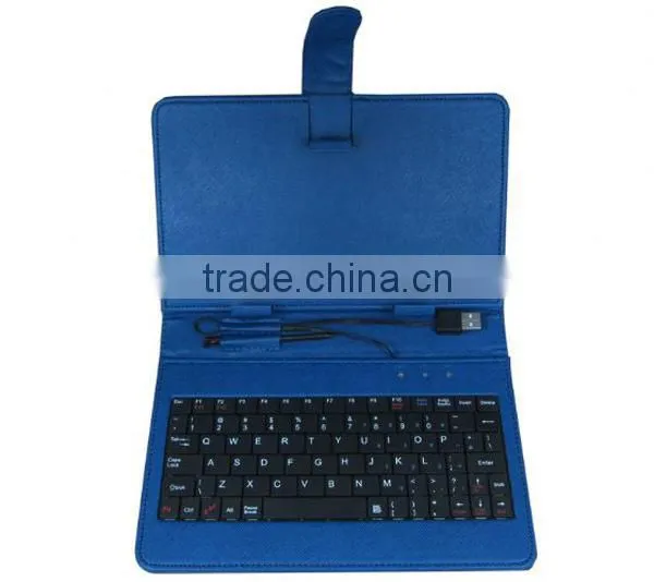 9 inch keyboard leather case for tablet pc
