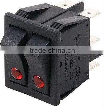 Power tool rocker switch,Micro 2 pin red 16a power rocker switch 16a 250v t125
