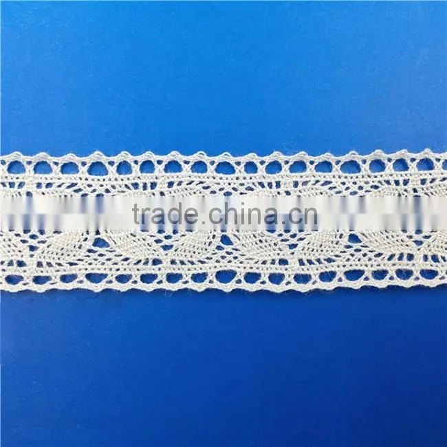 H0536H Elegant Lace Ribbon, 100% Cotton Lace ,Crocheted Lace