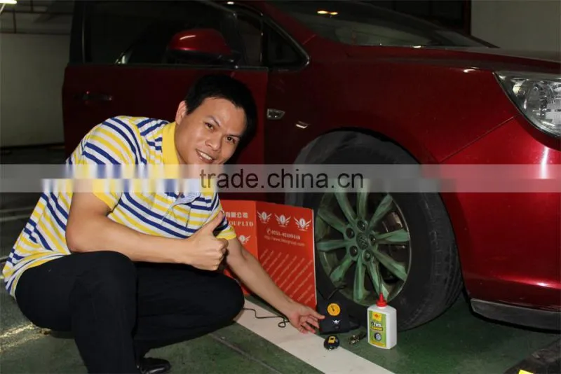 AEROPAK Tyre Puncture Repair Kit, Liquid Tire Sealant with compressor Inflator, mergency Tire pump