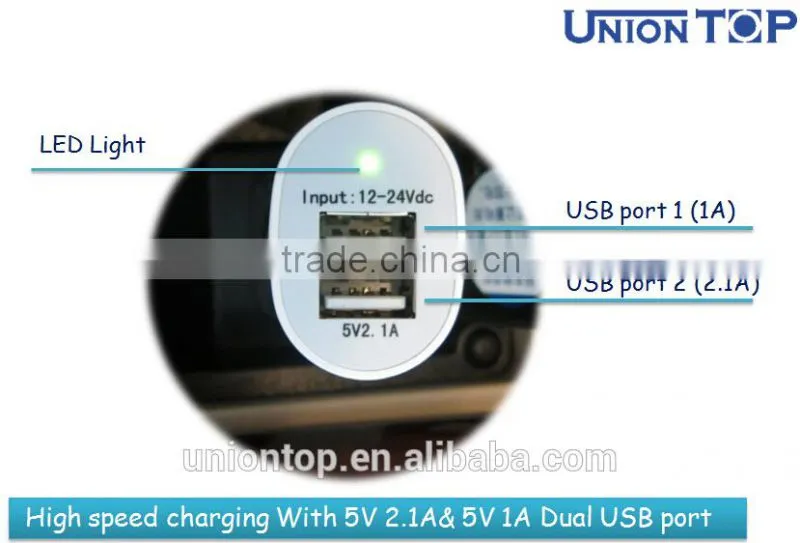 high quality cheap price OEM/ODM manufacture universal portable 5v 1a dual usb wireless car charger