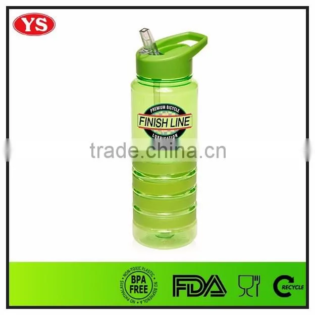 750ml bpa free AS plastic bottle with flip straw