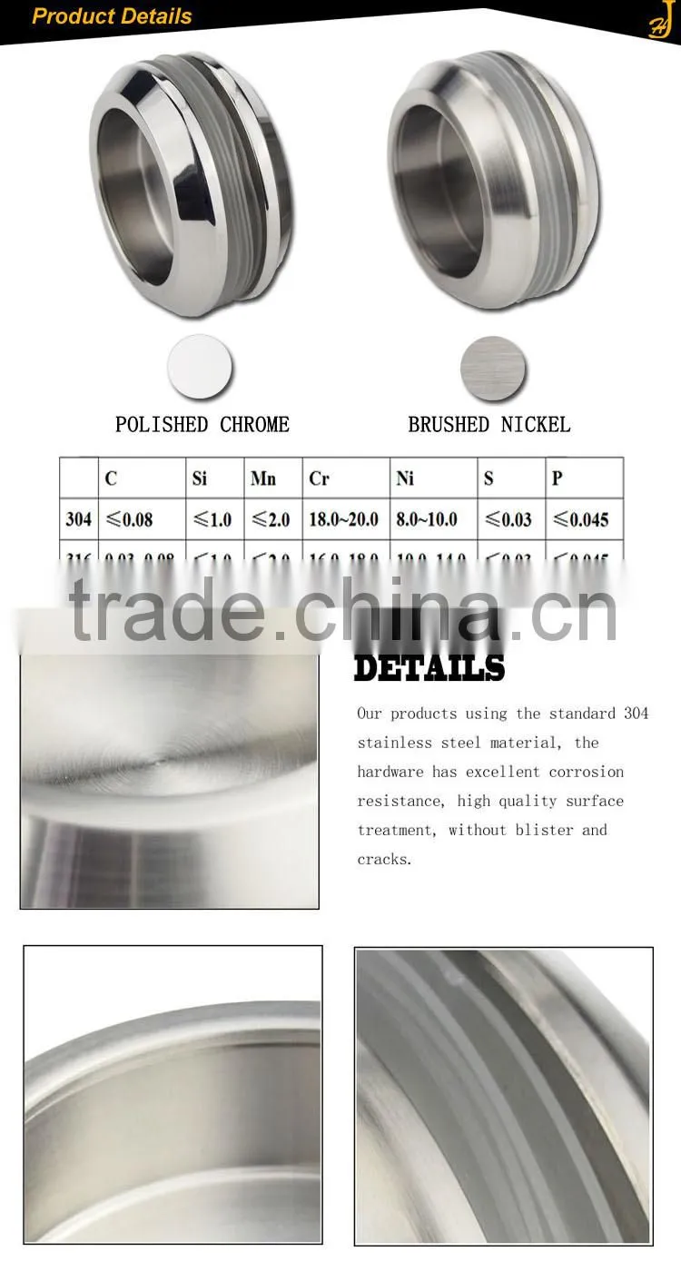 Latest complete accessories 304 Stainless Steel Drop Pull Handles