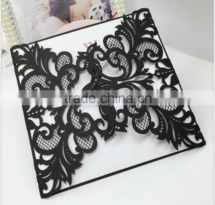 Delicate high quality wedding invitations with competitive price