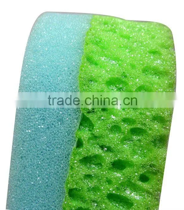 Non-abrasive cleaning pad various types of cleaning sponges