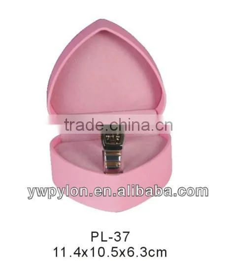 Pink leather gift box for femal watch