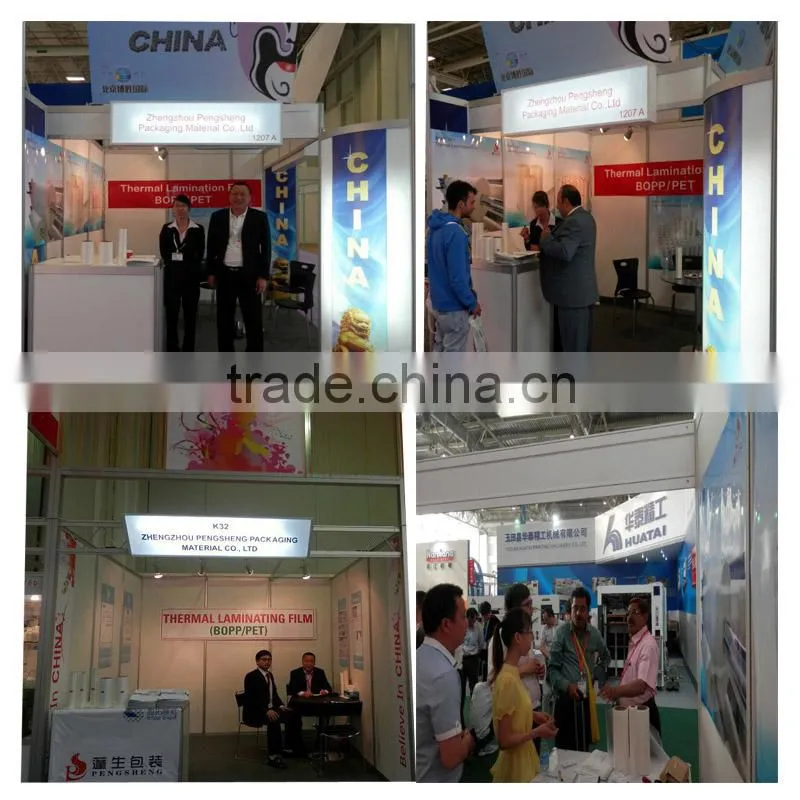 Silver/Gold/ colourful PET metalized film for cold laminating