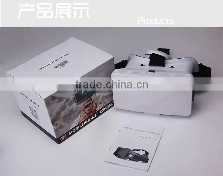 3d vr glasses with high quality 3d vr box virtual reality headset vr 3d glasses for smartphones