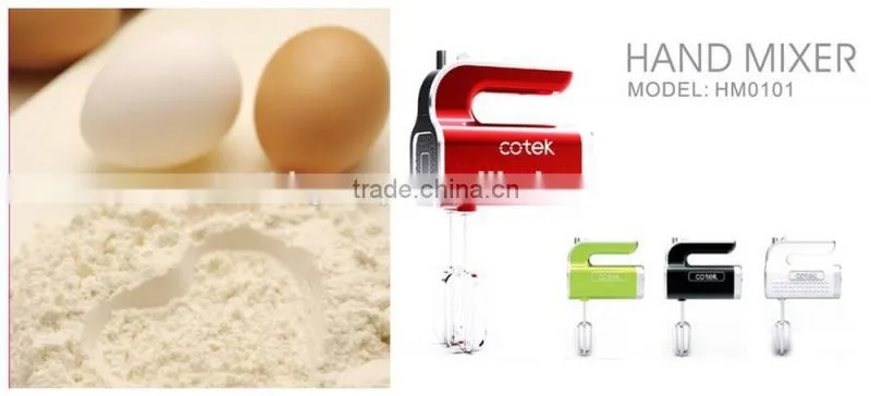 Europe dot design dough mixer and handblenders set colour red