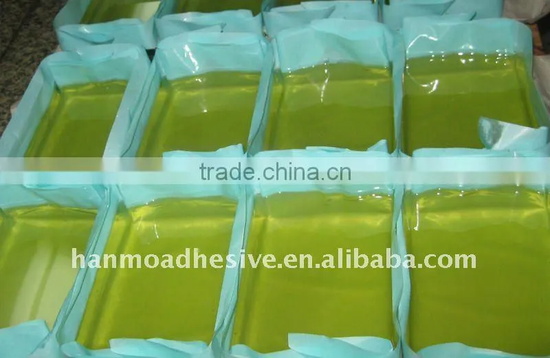 Elastic hot melt adhesive for baby diaper