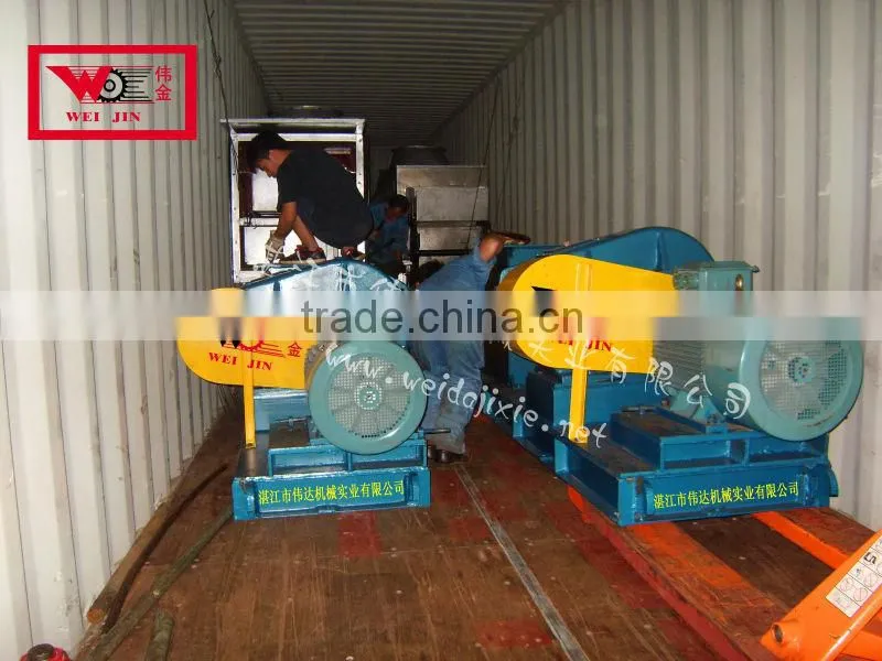 Made in China High Quality Industrial Twin Helix Breaking Crushing Cleaning Machine Low Noise