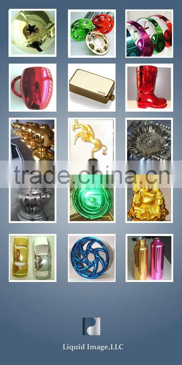 Mirror silver gold spray chrome chemicals/ chrome paint for chrome plating machine