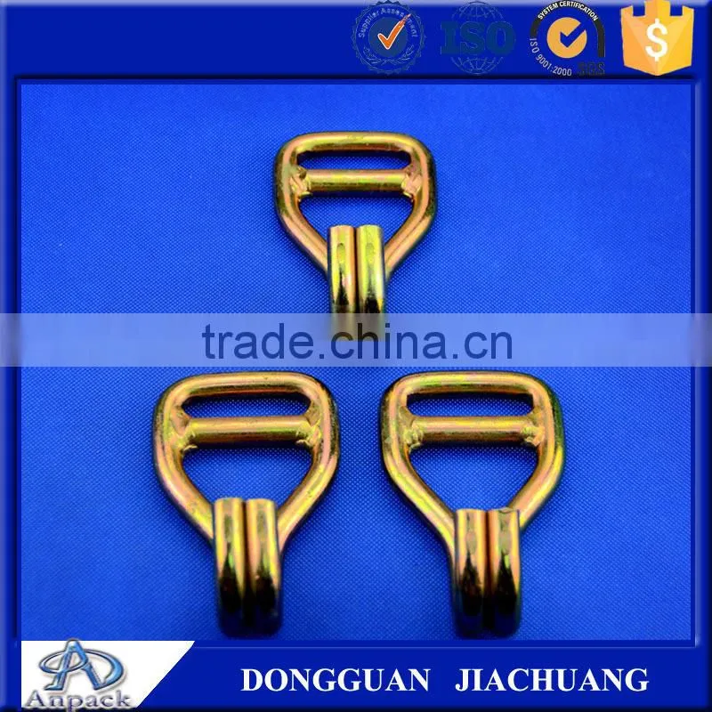 Metal Double J lashing straps hook for cargo