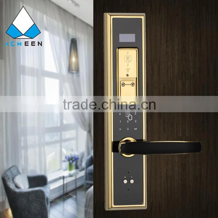 electronic fingerprint password and card door lock