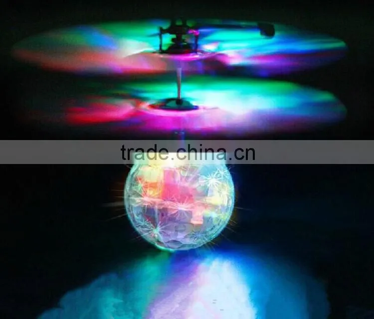 Infrared RC Sensor Flying Ball with cool light,Infrared RC hand control flying ball
