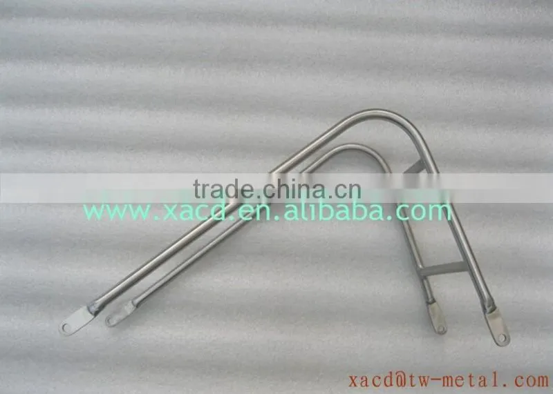 XACD Titanium BIKE rear rack with handing brush finished customed baggage rack titanium bicycle rear rack