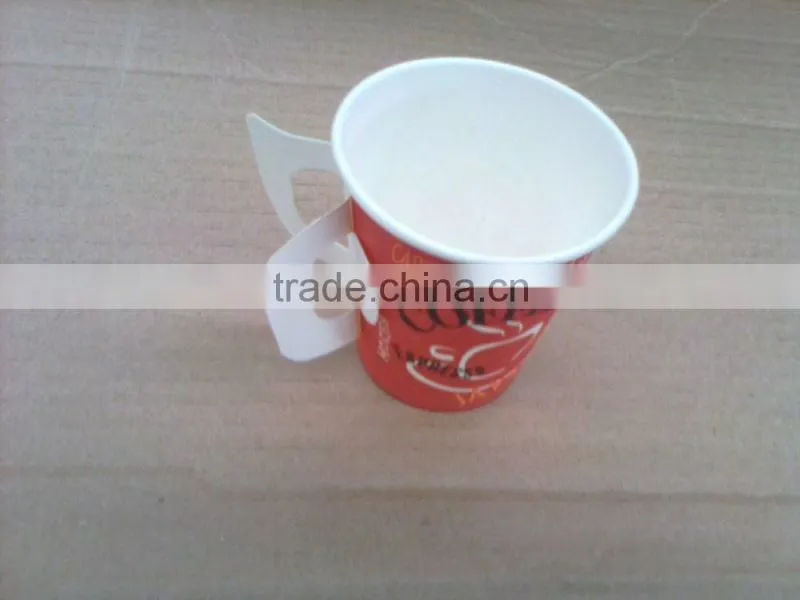 Good Quality Food Grade Paper Disposable Coffee Paper Cups with handle
