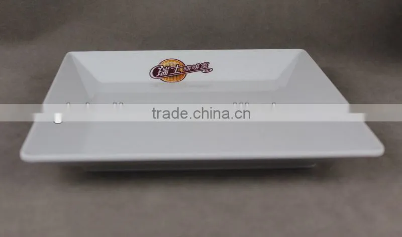 hot sales restaurent melamine dinnerware set in white color
