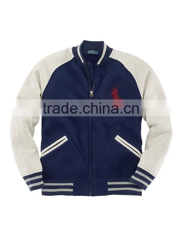 Cheap Custom Varsity Jacket With Leather Sleeves
