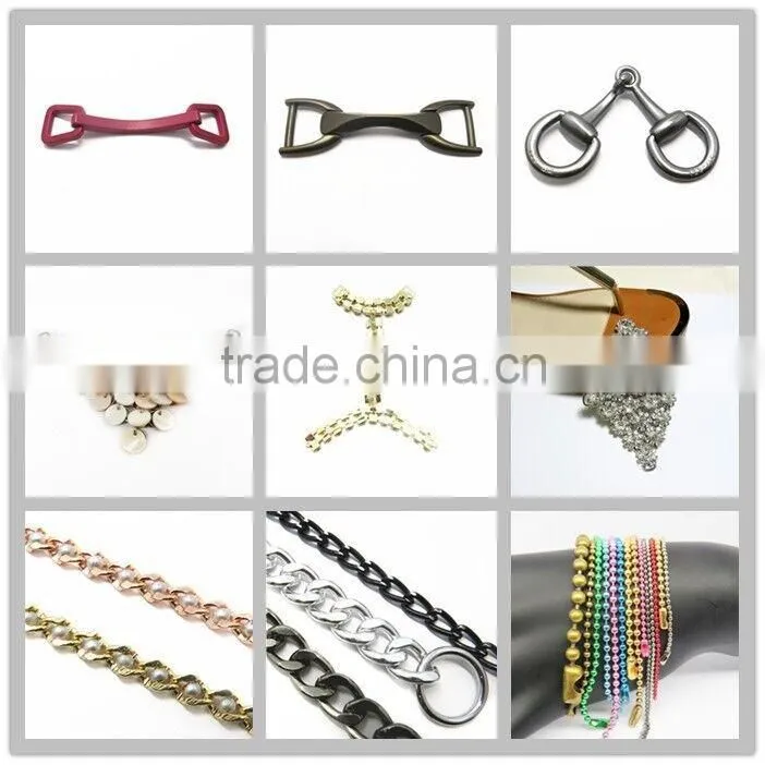 Custom Metal Chian And Metal Decoration For Handbag