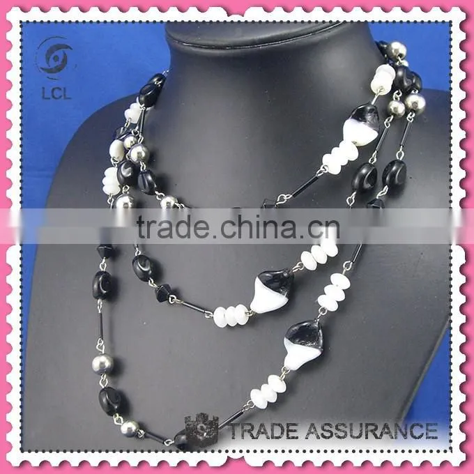 From china small black bead necklace, hot sale silicone teething necklace wholesale
