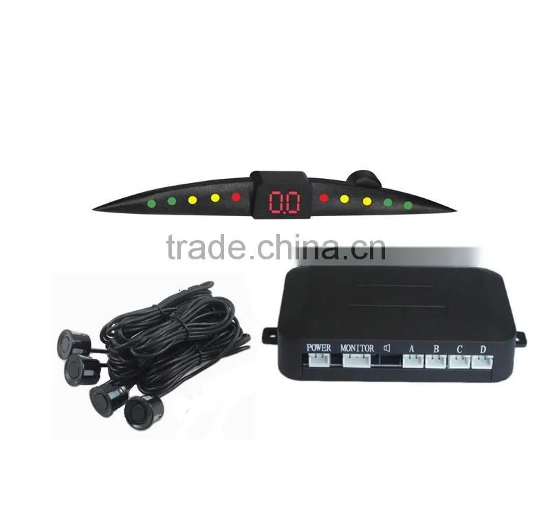 Factory Direct Price Reverse LED Parking System Wireless Display Reverse Parking Sensor Kit Reverse Backup Sensor