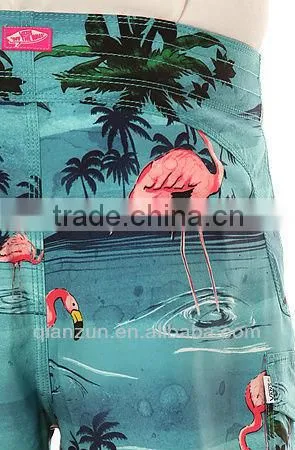 Stylish stretched summer surf shorts