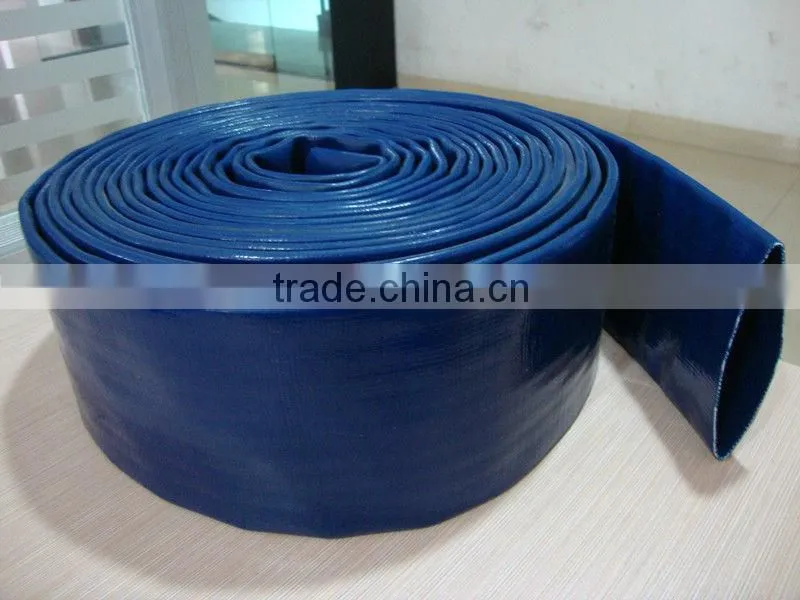 Irration hose,PVC layflat water discharge hose for irrigation