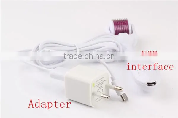 5 in 1 derma roller titanium with Massage+ PDT+ 540 needles derma vib mirco needle derma roller salon home use skin care