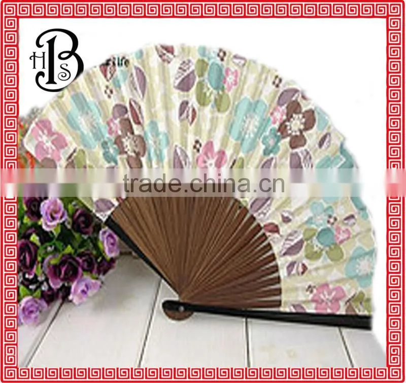 hot sale promotion products folding fan bamboo fans hand fan